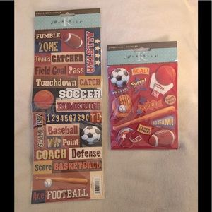 SCRAPBOOK:Marcella embossed &dimensional stickers